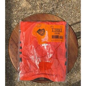 Hallmark Trick OR Treat Chaperone T-Shirt Mens XL Orange Short Sleeve NWT